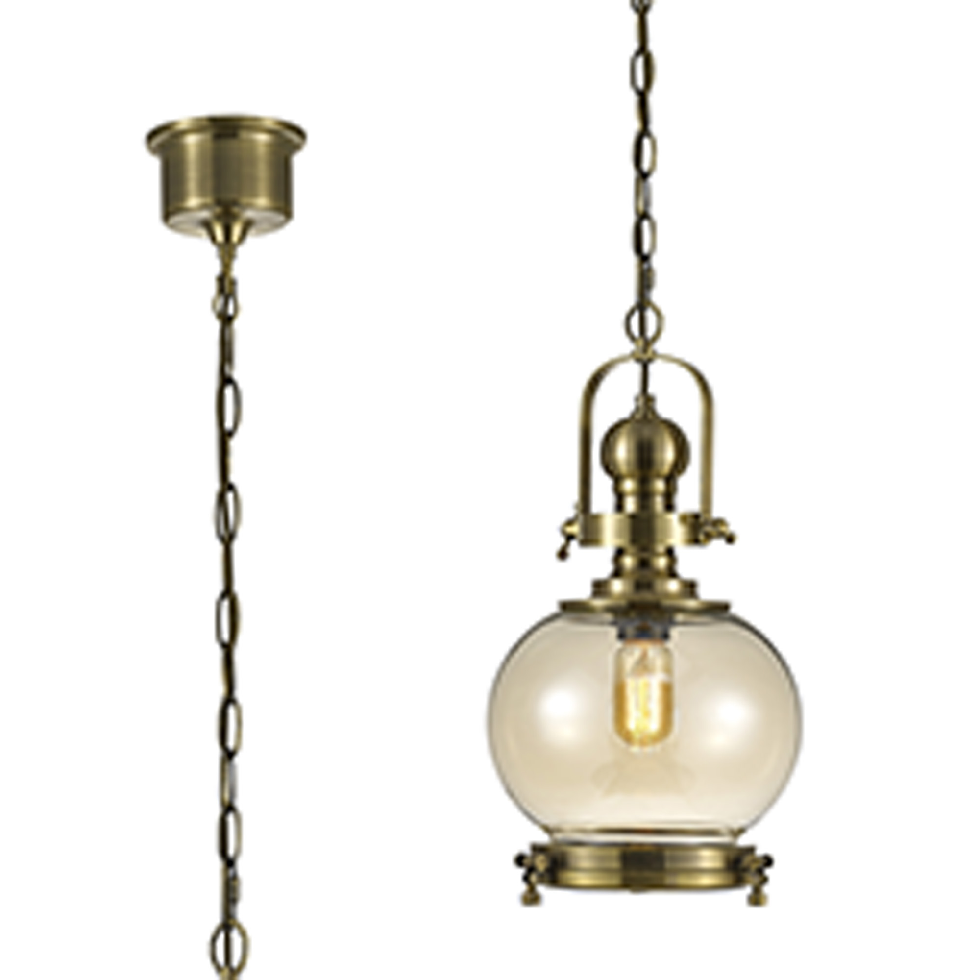 Riley Ceiling Lights Diyas Single Pendant